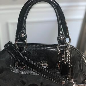 Signature OP Art print  satchel